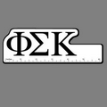 6" Ruler W/ Phi Sigma Kappa